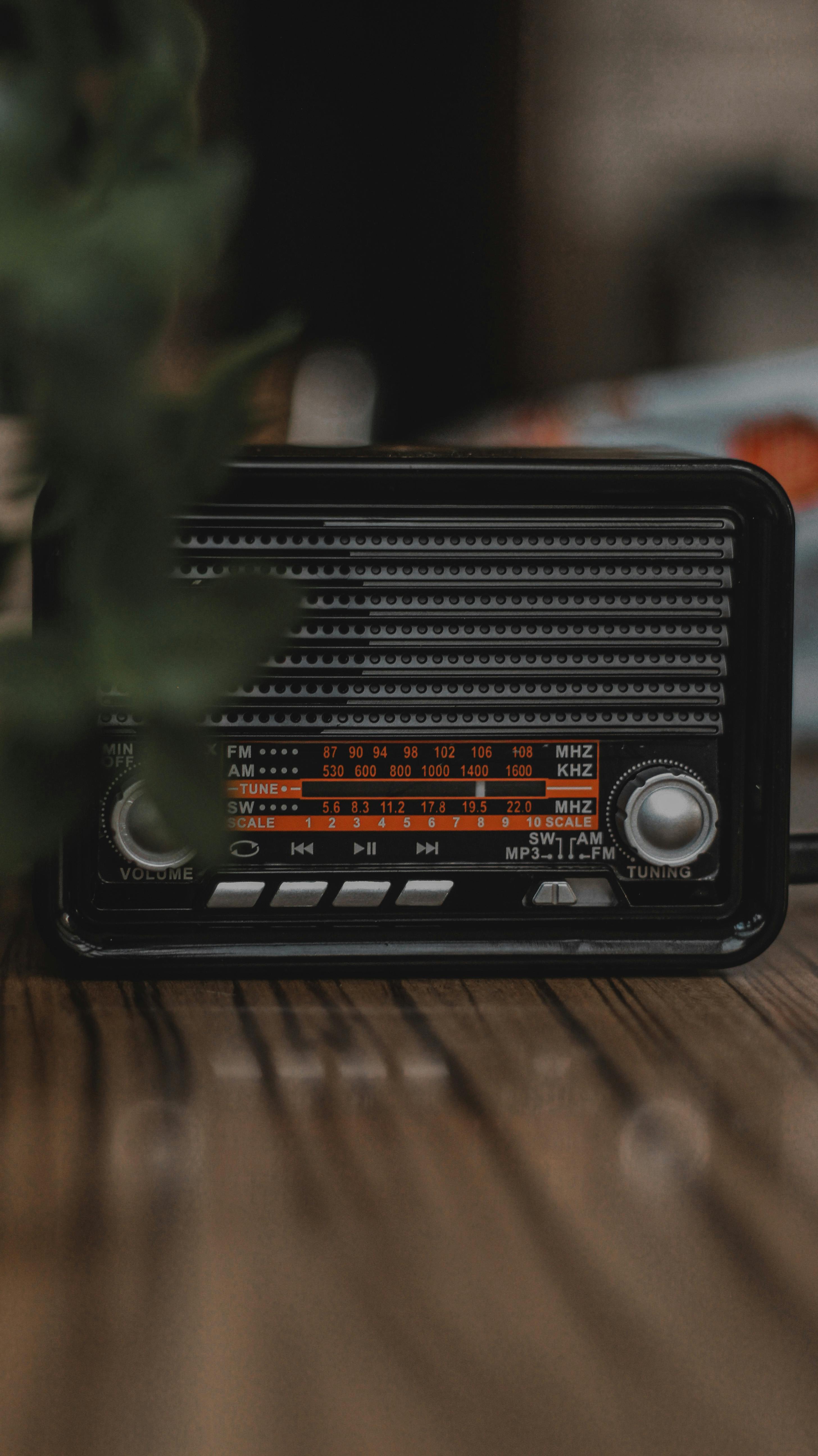 Radio tuner close-up